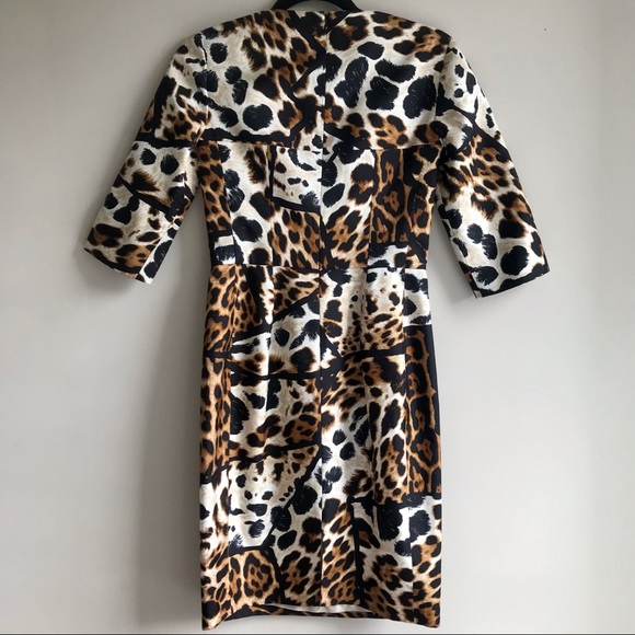 YSL leopard print mini dress size S - Picture 3 of 7